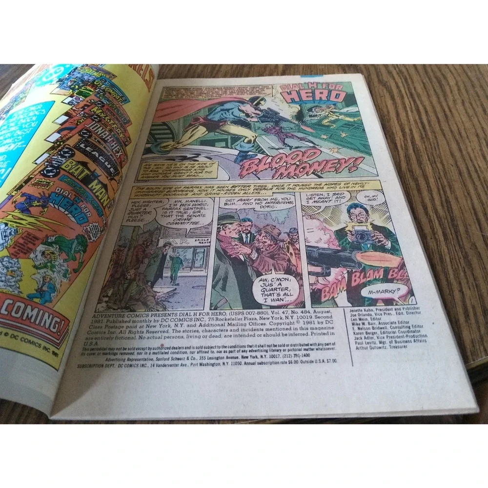 Adventure Comics #484 August 1981 DC Comics